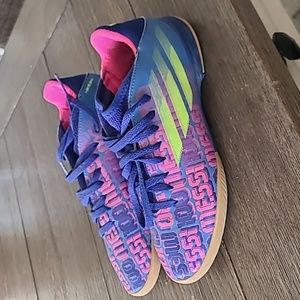 Adidas Messi .3 indoor turf shoes.